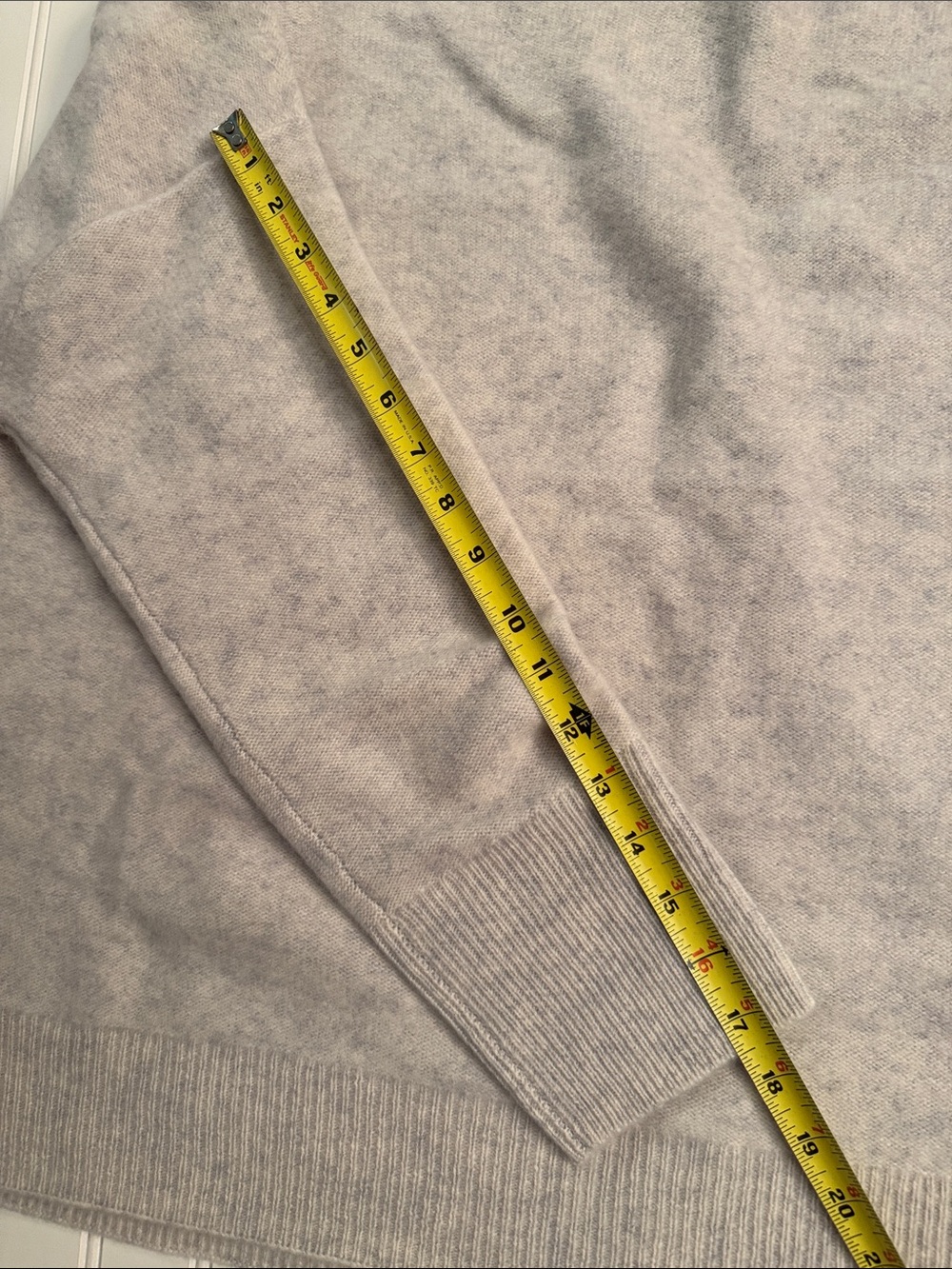 Vince 100% Cashmere Dolman Sweater | 1X | NWT | Light Gray | $425 Retail - Picture 6 of 7
